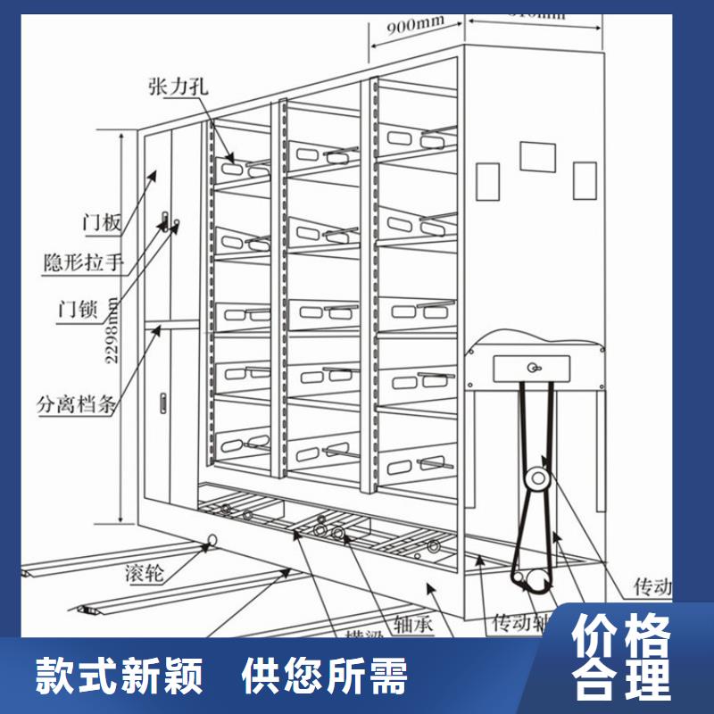 手摇密集柜-档案室资料柜货源报价