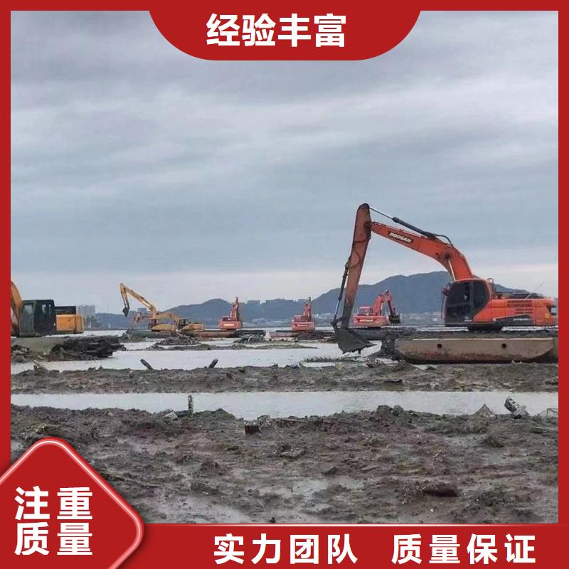 水路挖机租赁来厂实地考察