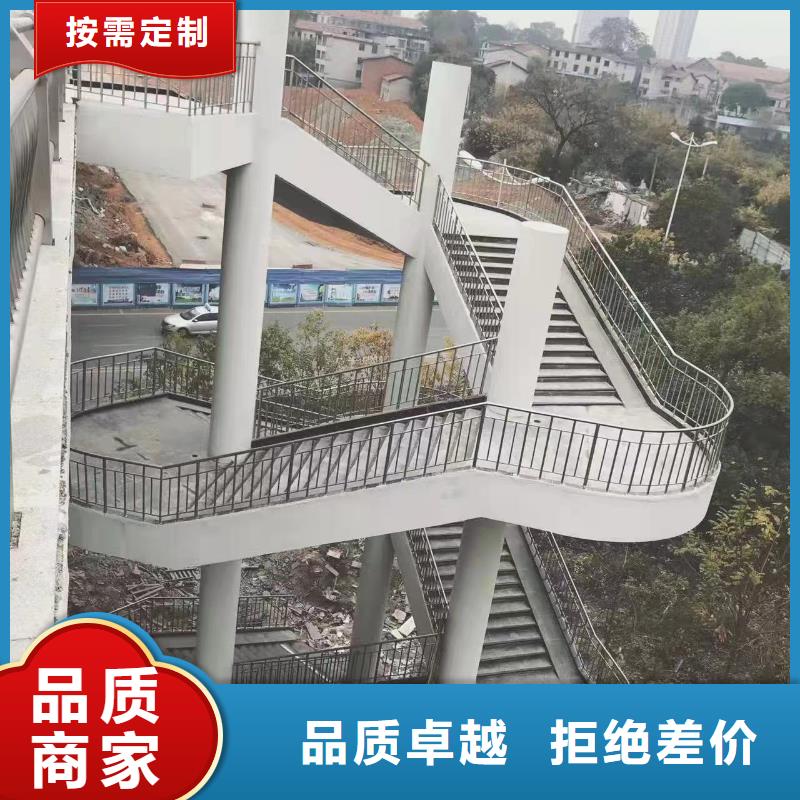 桥梁组合式防撞护栏不锈钢复合管河道护栏拒绝中间商为您省钱