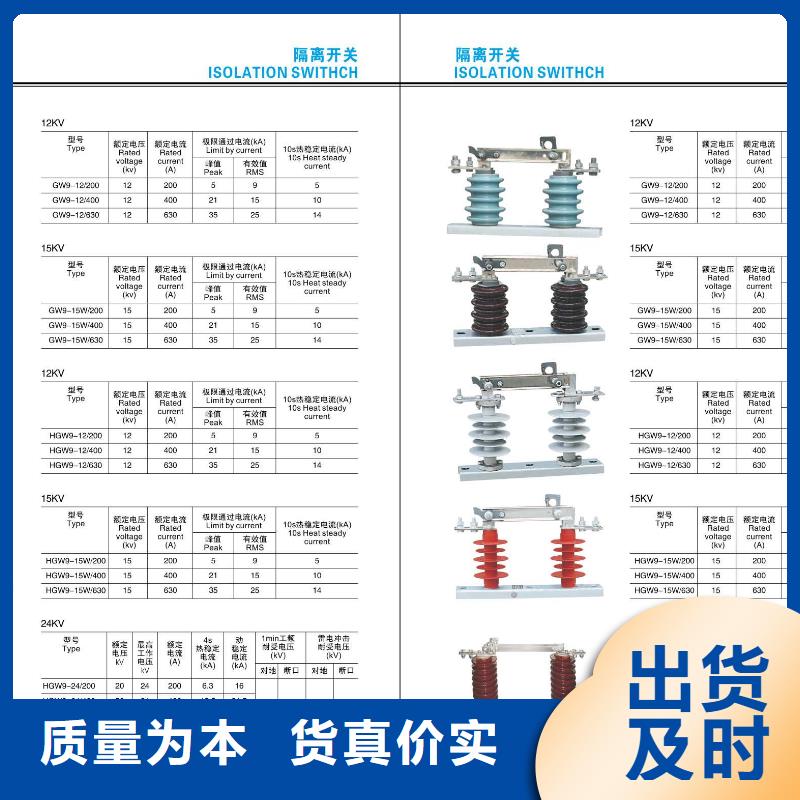 高压隔离开关【瓷瓶绝缘子】专业品质