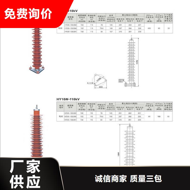 避雷器Y10WZ-108/281【羿振电力】