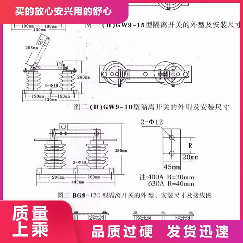 【隔离开关/隔离刀闸】HGW9-10G(W)/630A