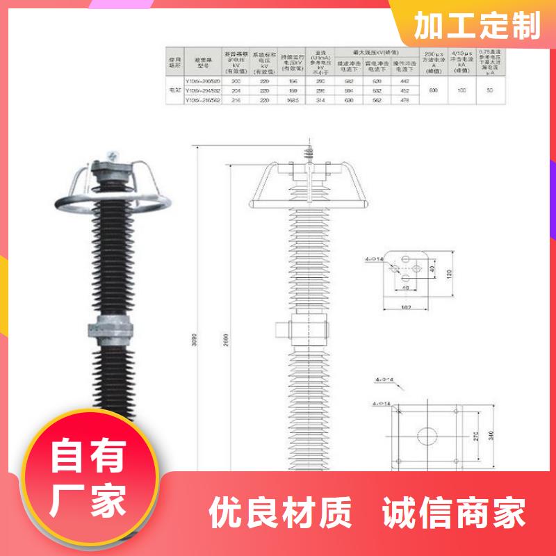 瓷外套金属氧化物避雷器Y10W-192/500浙江羿振电气有限公司