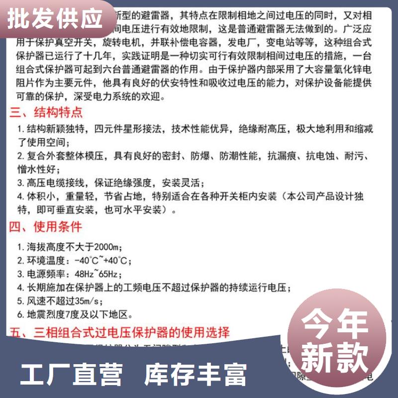 过电压保护器(组合式避雷器)YH2.5CD-3.8/9.5*3.8/9.5