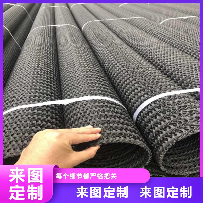 【硬式透水管双向土工格栅物流配货上门】