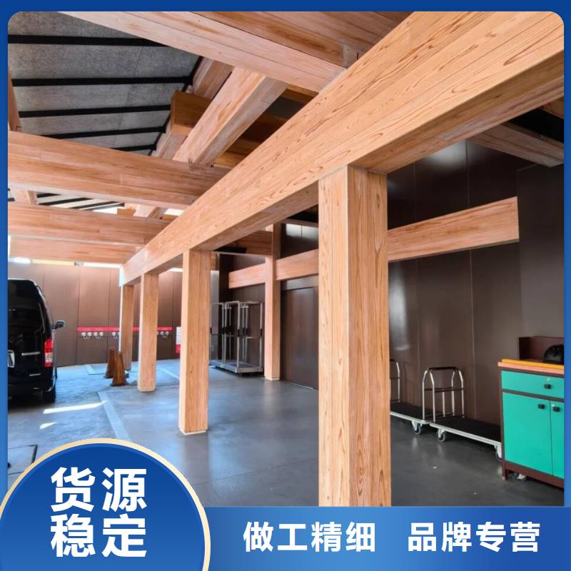 仿古园林建筑木纹漆厂家施工