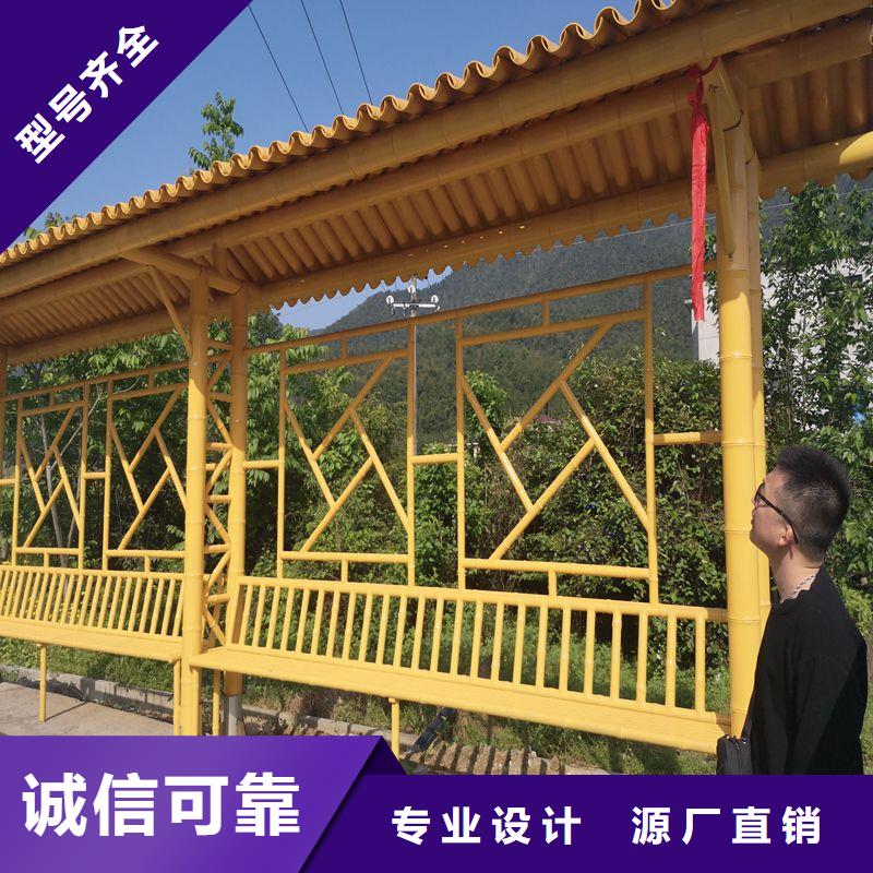 景区公交站台专业生产制造厂滚动灯箱公交站台