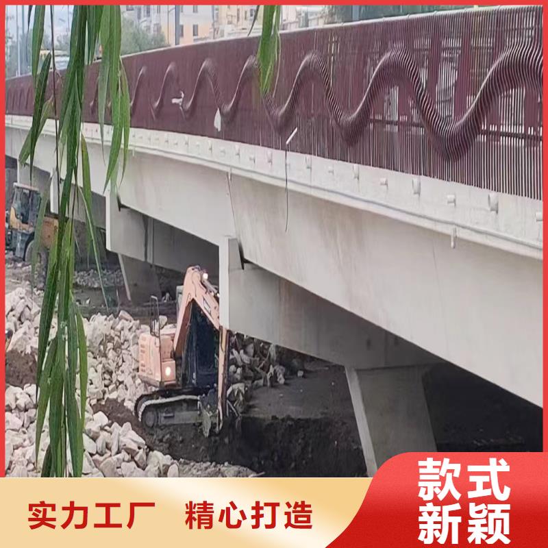 Q355B桥梁河道护栏厂家加工桥梁防撞栏杆