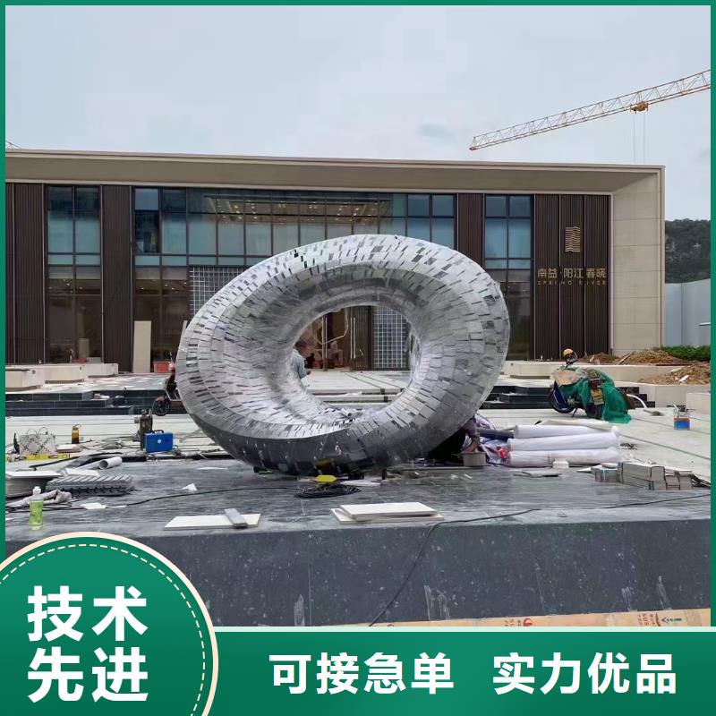 不锈钢雕塑好产品不怕比标识导向牌雕塑