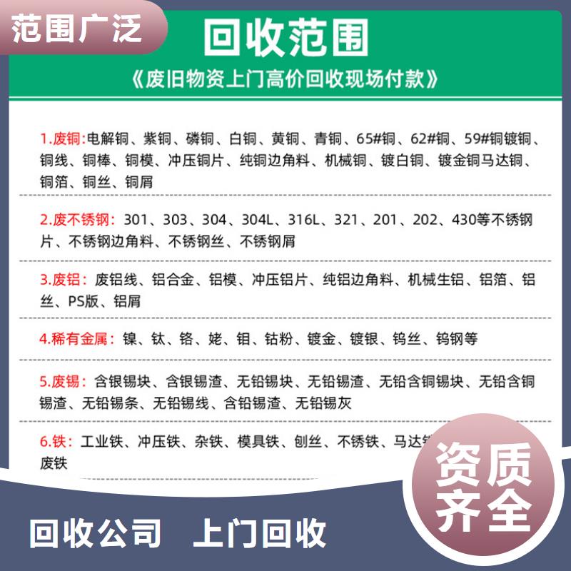 工厂积压废旧物品回收淮安市清河本地回收放心省心